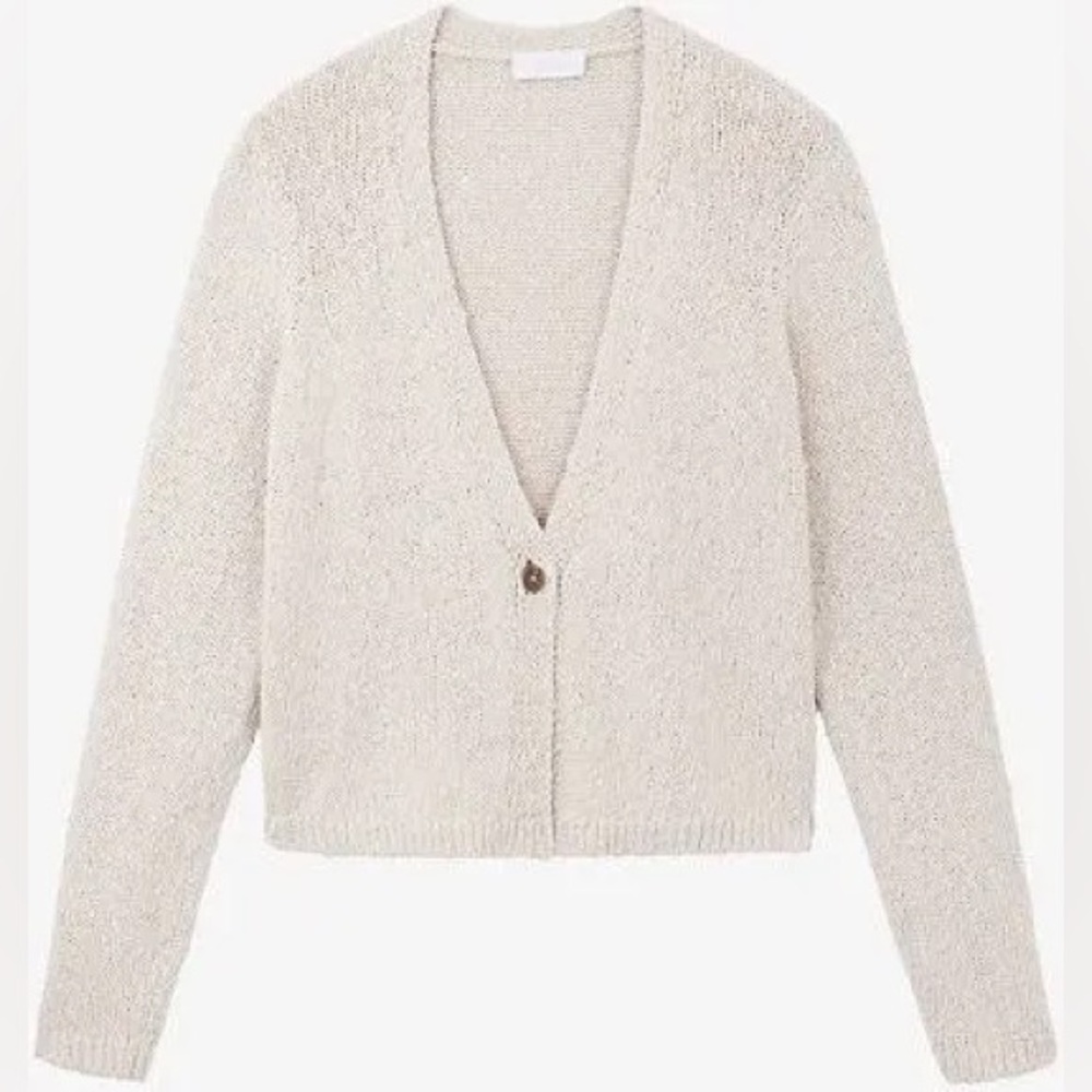 white label by the white company single button cardigan size XS never worn NWT